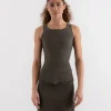 Marc LeBihan Stretch Silk Tank