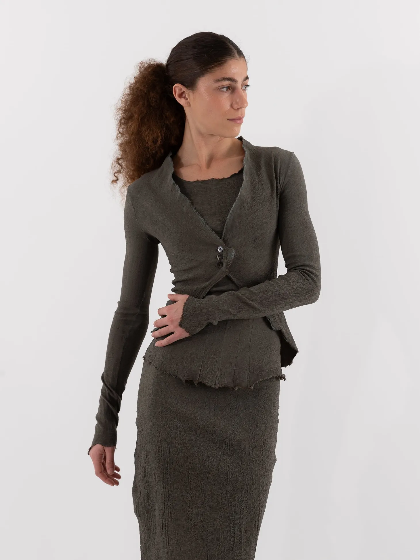Marc LeBihan Stretch Silk Jacket
