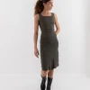 Marc LeBihan Stretch Silk Dress