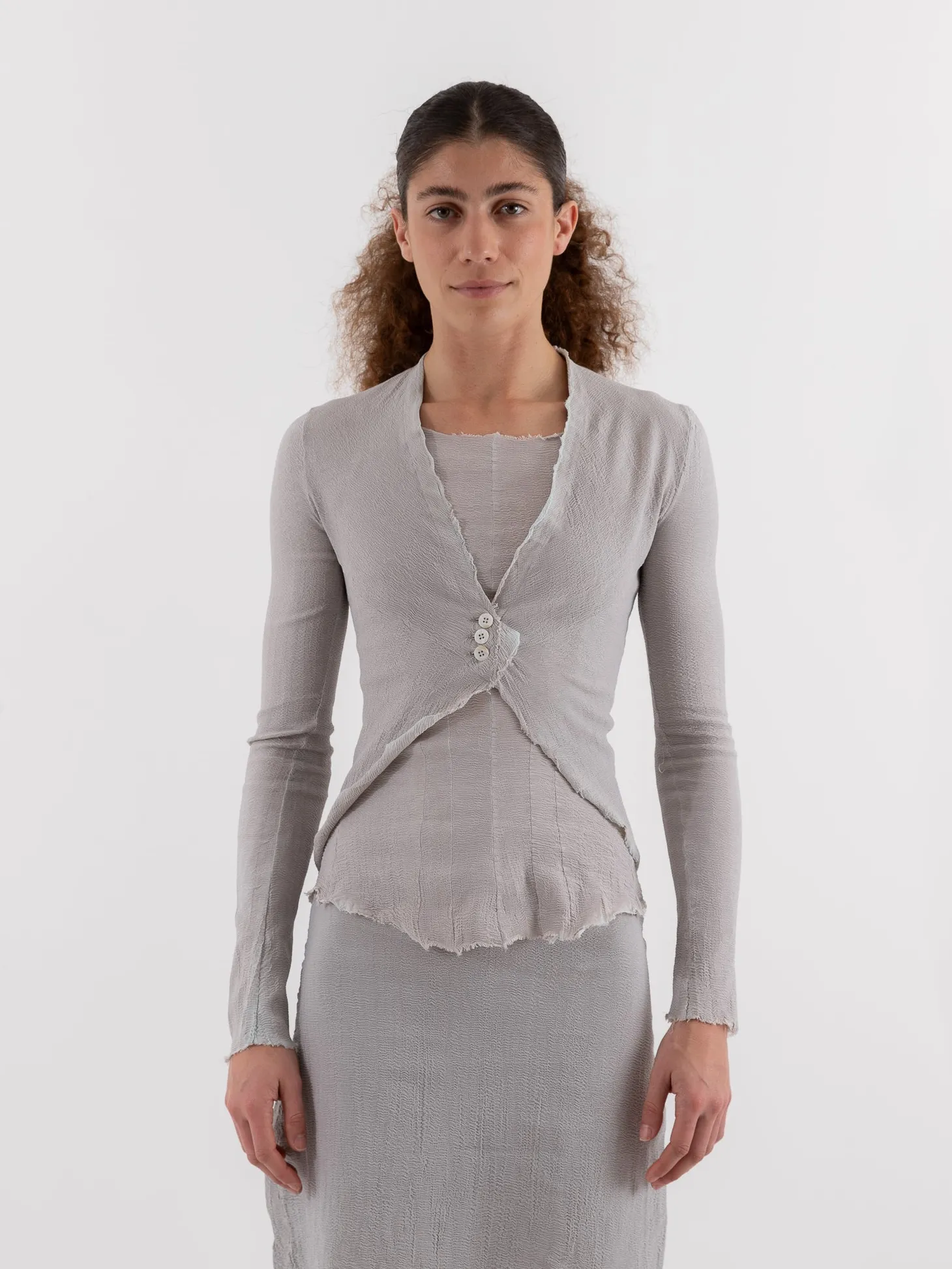 Marc LeBihan Stretch Silk Jacket