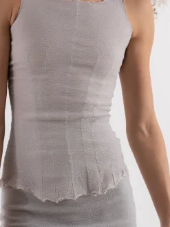 Marc LeBihan Stretch Silk Tank