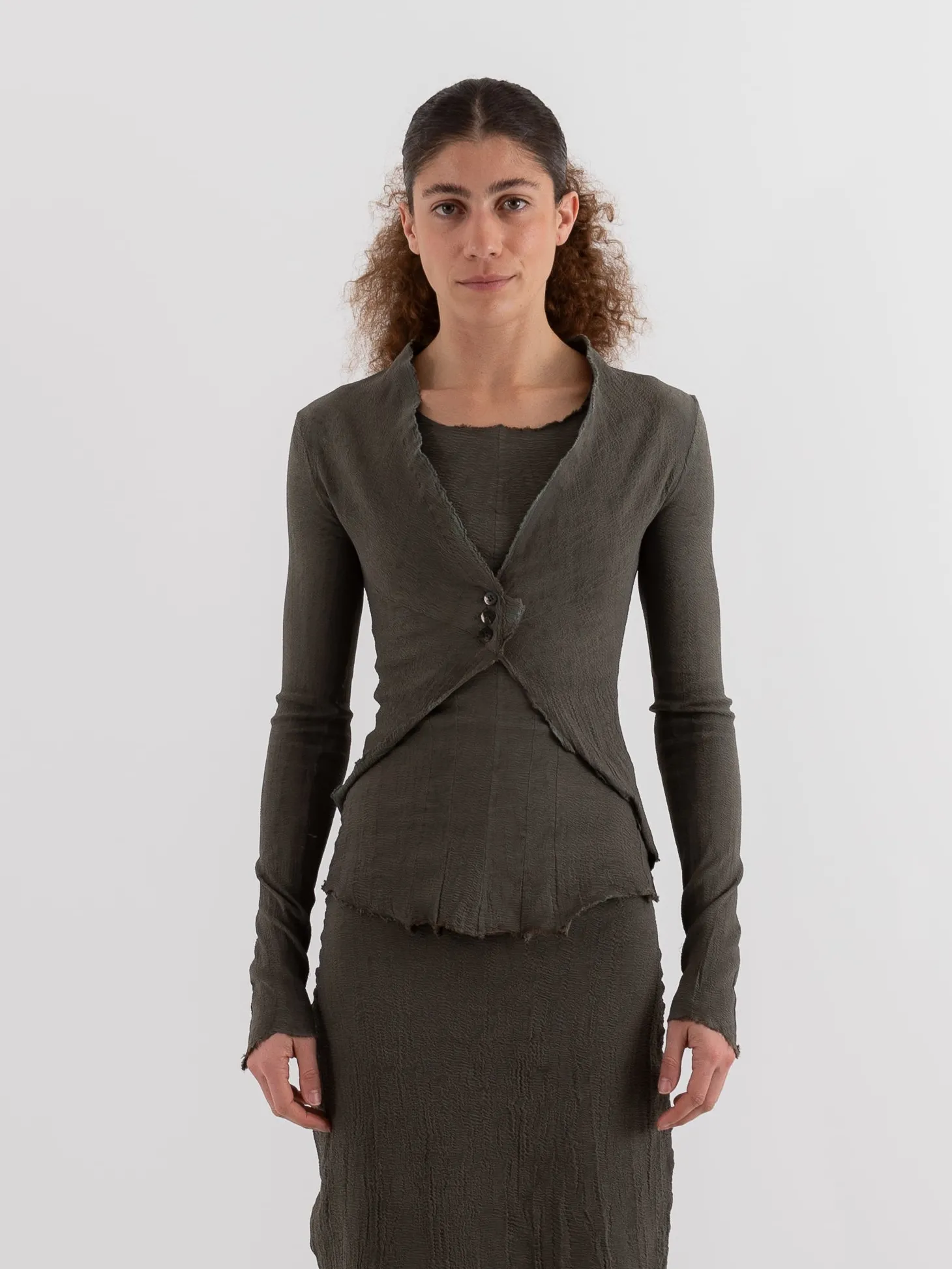 Marc LeBihan Stretch Silk Jacket