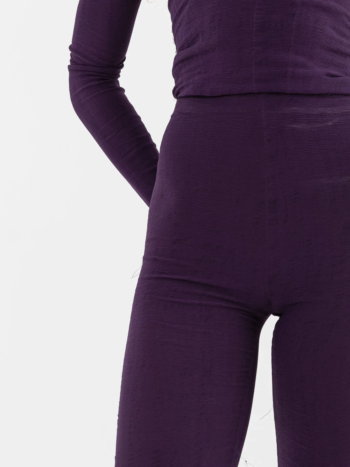Marc LeBihan Stretch Silk Leggings