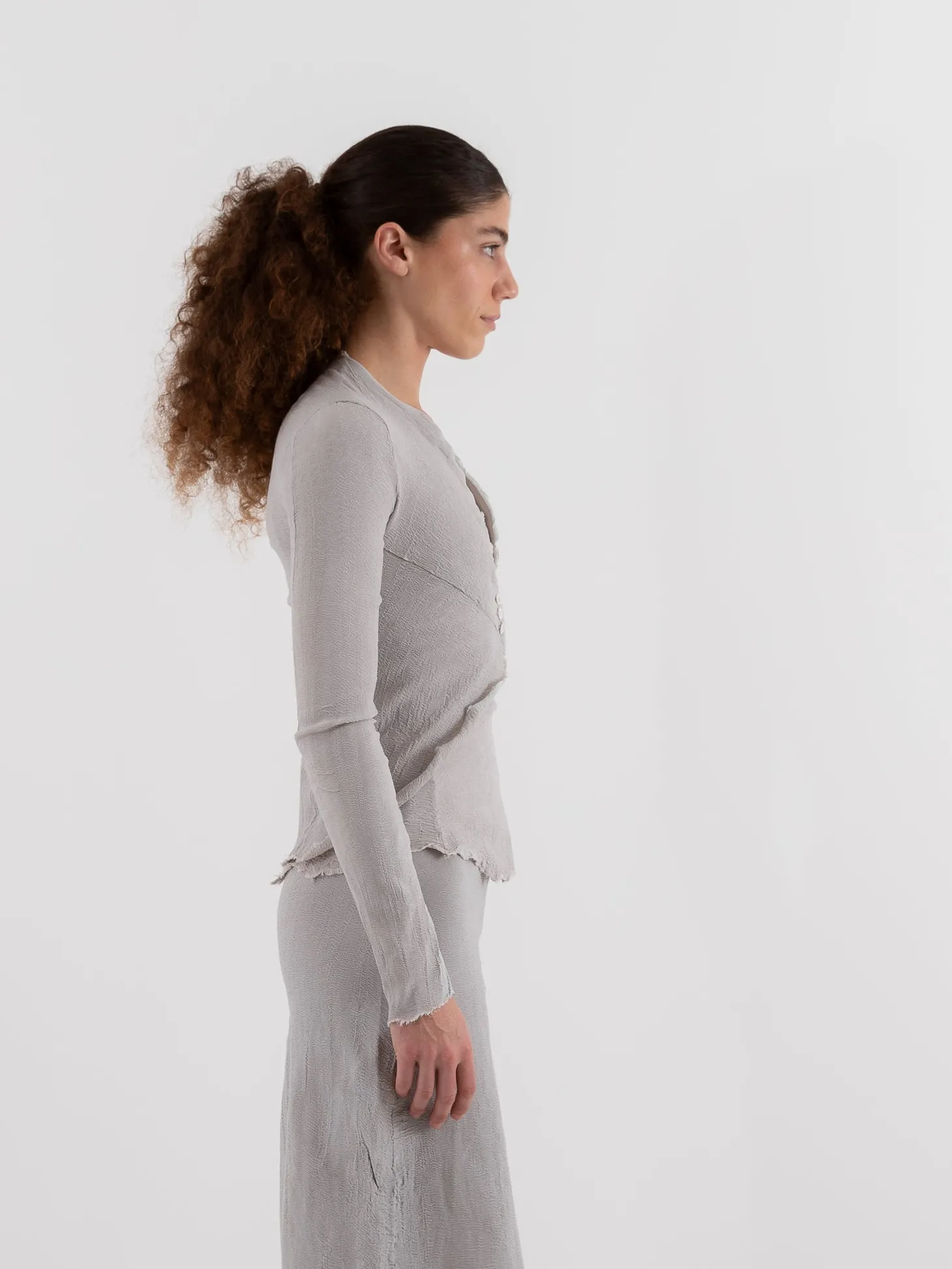 Marc LeBihan Stretch Silk Jacket