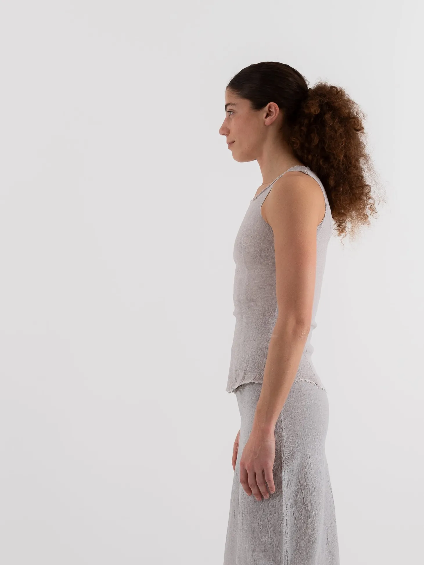 Marc LeBihan Stretch Silk Tank