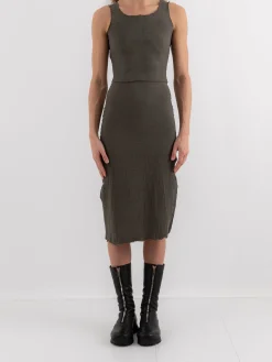 Marc LeBihan Stretch Silk Skirt