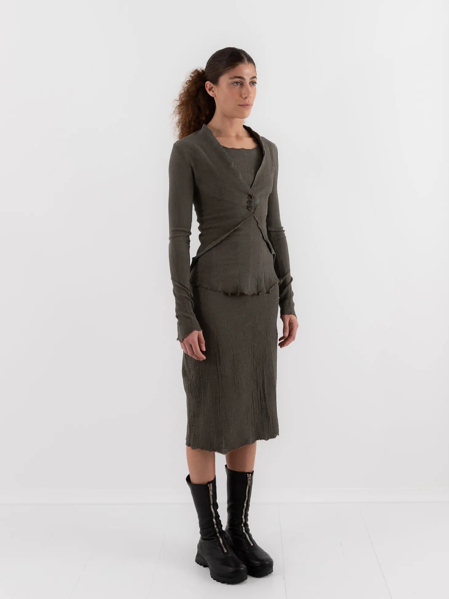 Marc LeBihan Stretch Silk Jacket