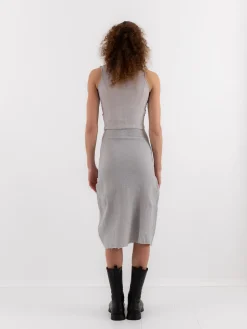 Marc LeBihan Stretch Silk Skirt