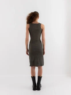 Marc LeBihan Stretch Silk Dress