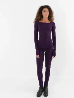 Marc LeBihan Stretch Silk Top