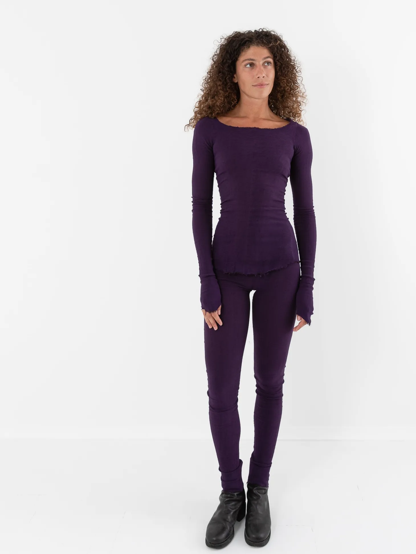 Marc LeBihan Stretch Silk Top