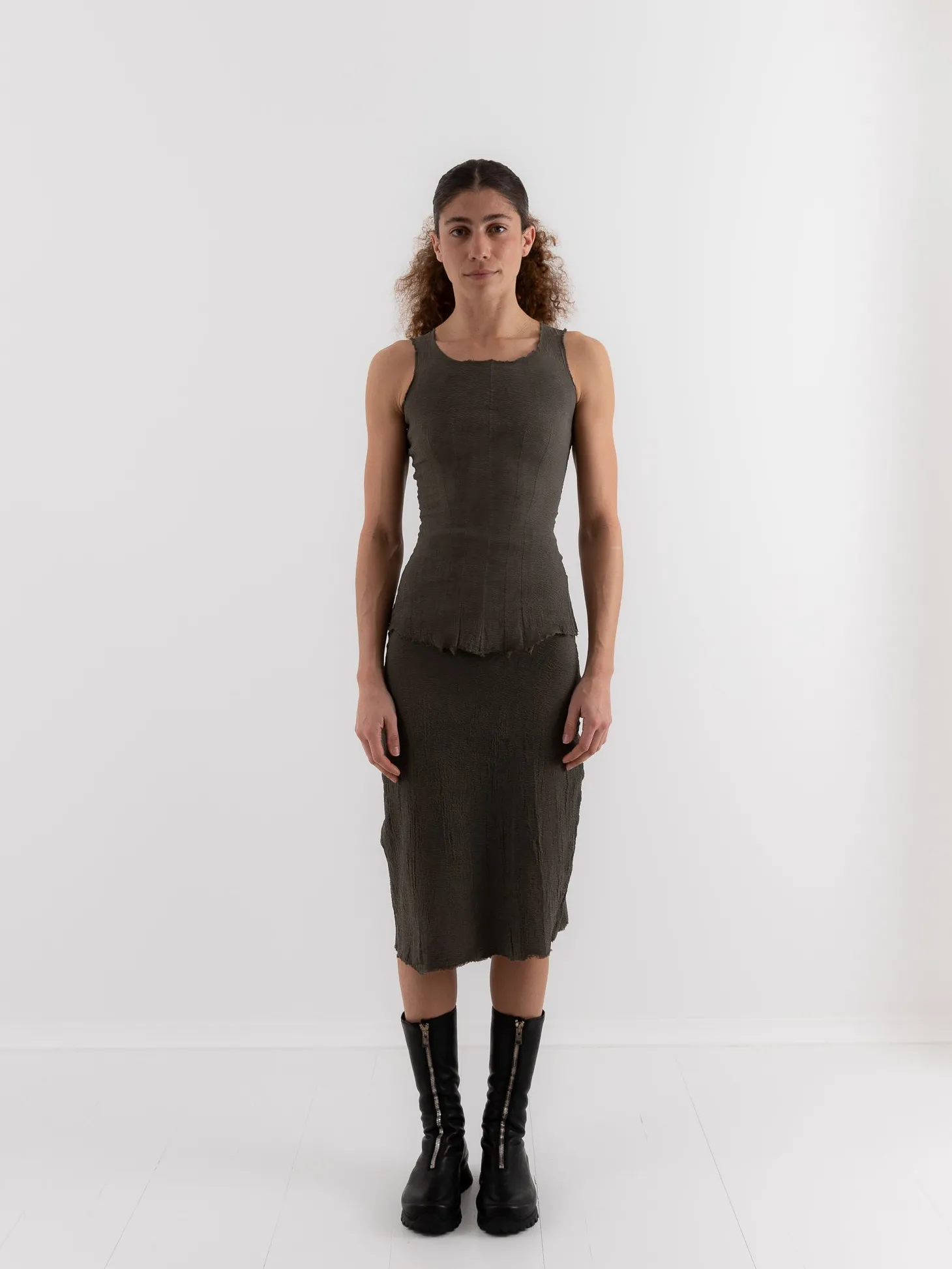 Marc LeBihan Stretch Silk Tank