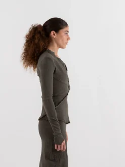 Marc LeBihan Stretch Silk Jacket