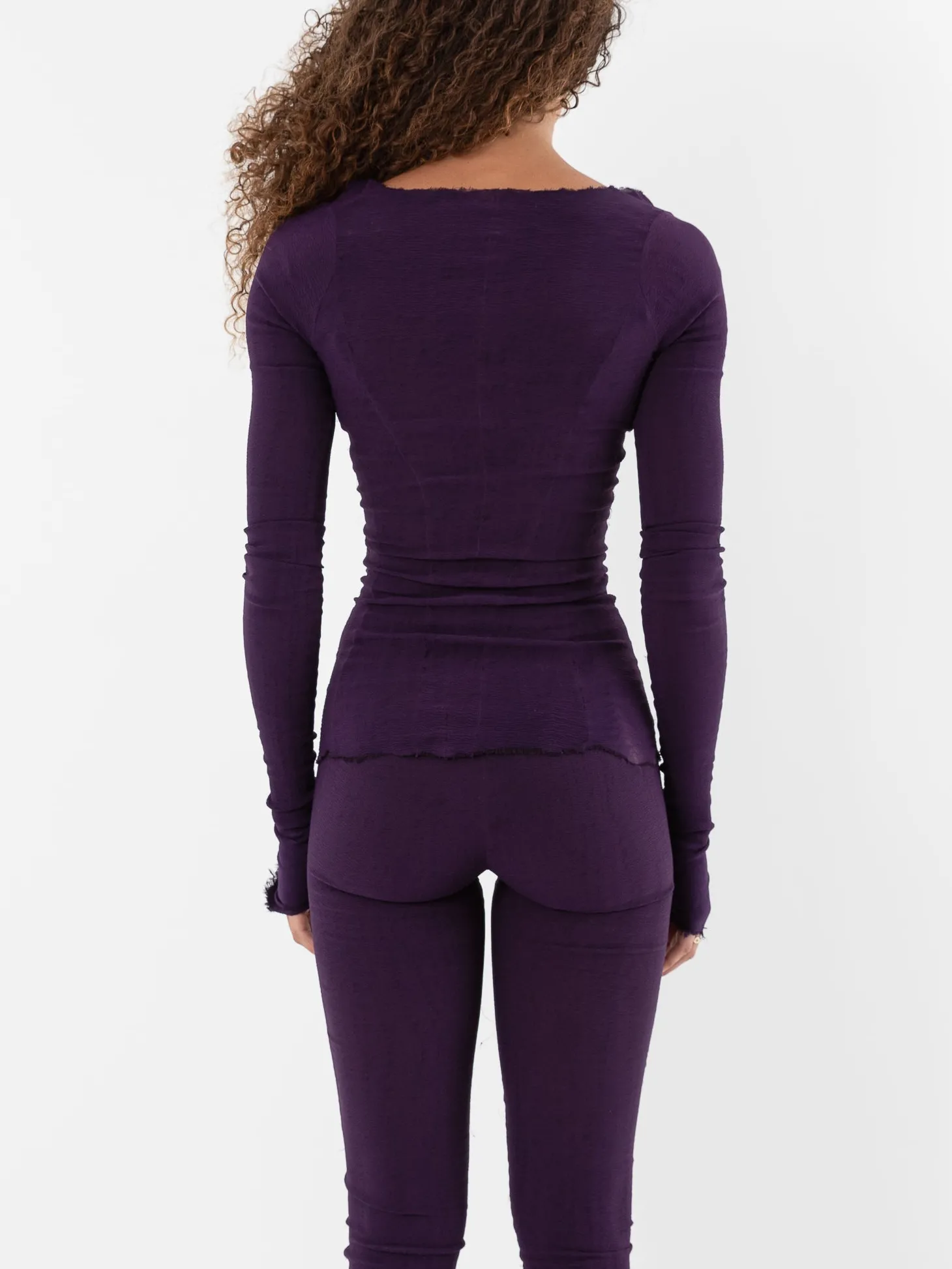 Marc LeBihan Stretch Silk Top