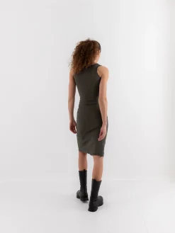 Marc LeBihan Stretch Silk Dress