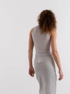 Marc LeBihan Stretch Silk Tank