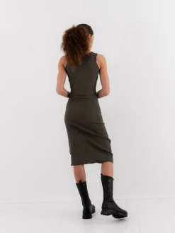 Marc LeBihan Stretch Silk Skirt
