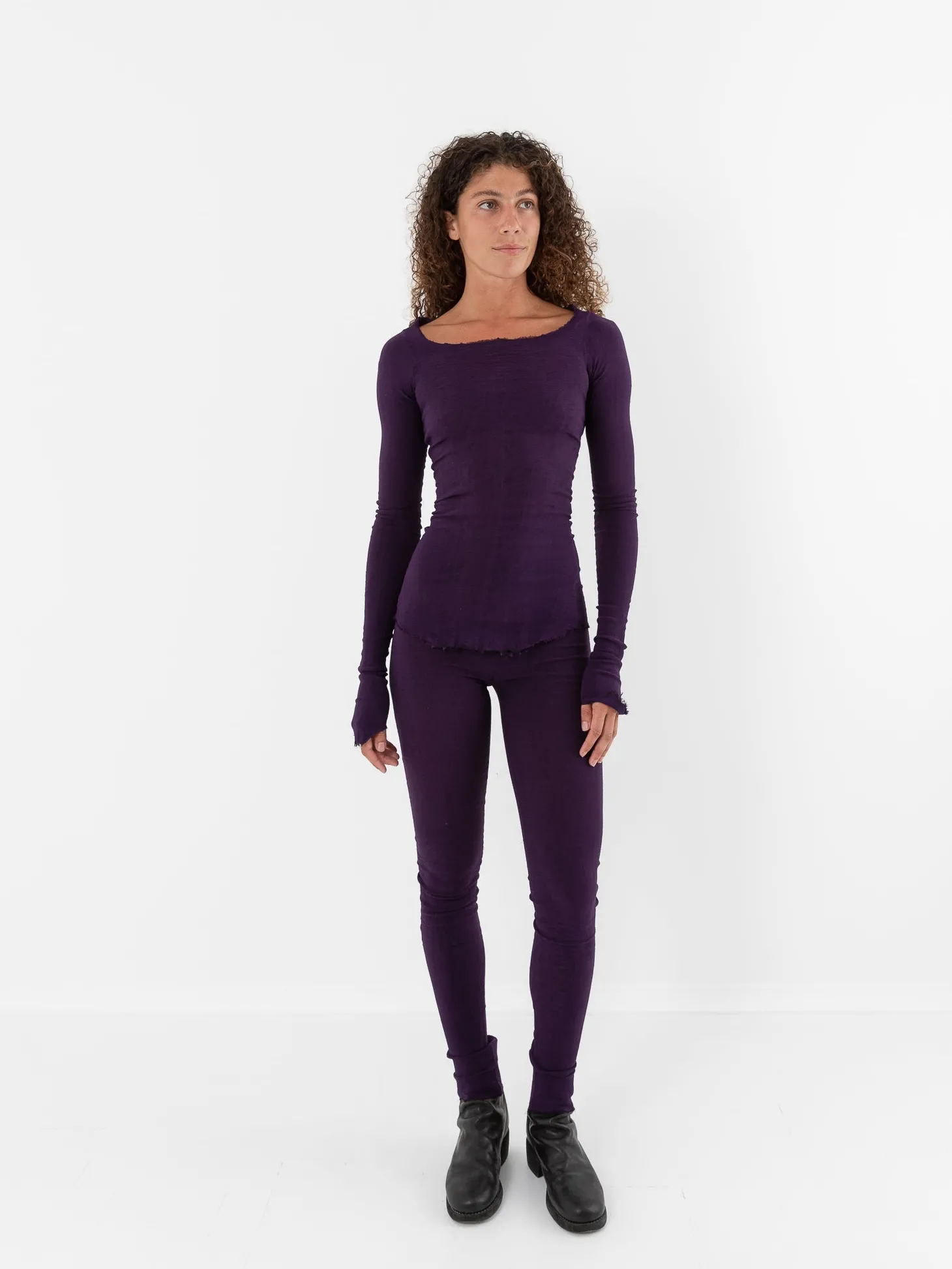 Marc LeBihan Stretch Silk Top