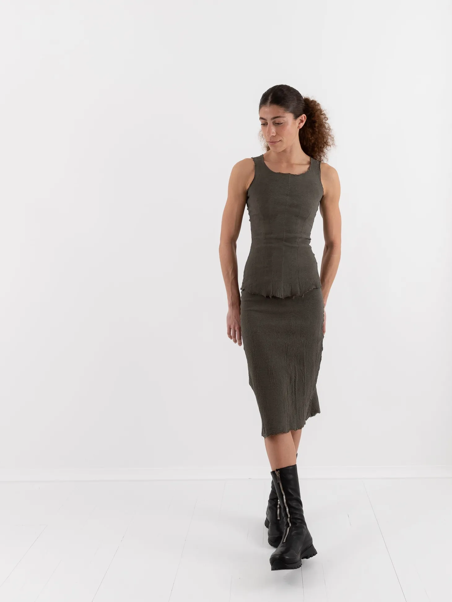 Marc LeBihan Stretch Silk Tank