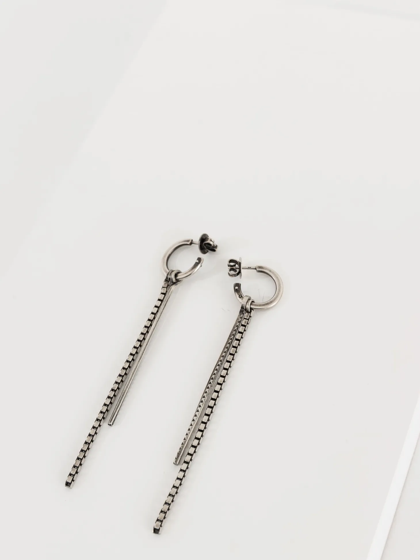 Werkstatt:München Earrings Box Chain