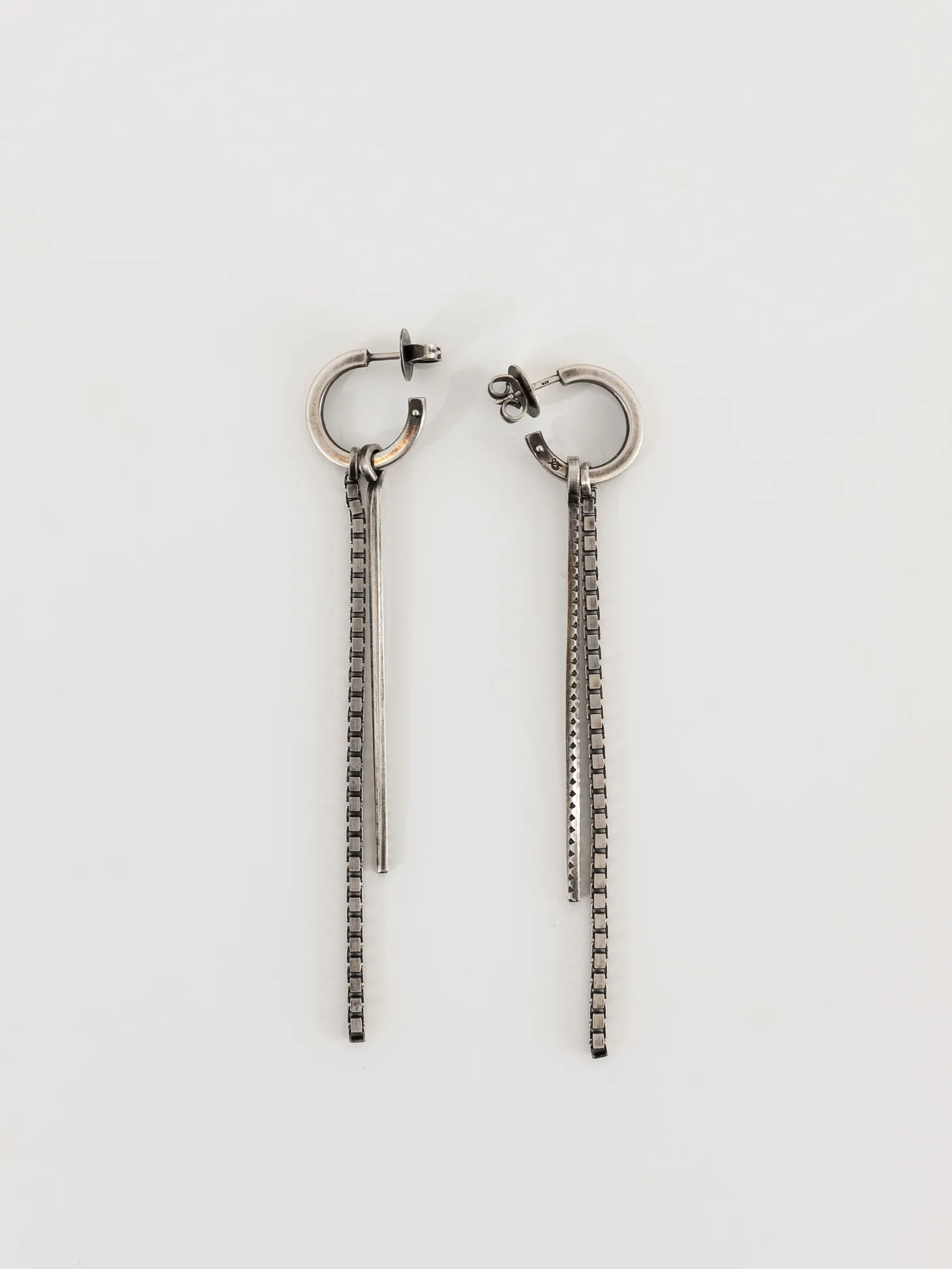 Werkstatt:München Earrings Box Chain
