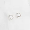 Werkstatt:München Hoop Studs Fine Hammered