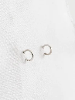 Werkstatt:München Hoop Studs Fine Hammered