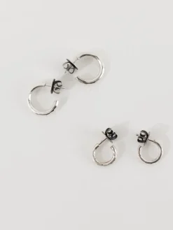 Werkstatt:München Hoop Studs Hammered