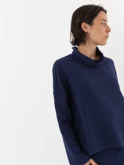 Wright + Doyle Lotura Funnel Neck Top