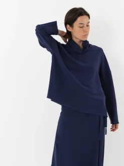 Wright + Doyle Lotura Funnel Neck Top